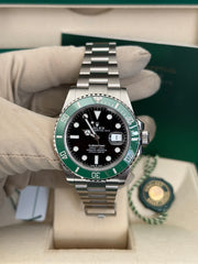 Pre-owned Rolex Submariner 'Starbucks' MK1 126610LV 2021 Unworn Complete UK Set Box and Papers