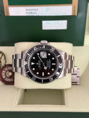 Pre-owned Rolex Submariner 16610 Pre-Ceramic Engraved Rehaut 2010 Complete Set Mint Condition