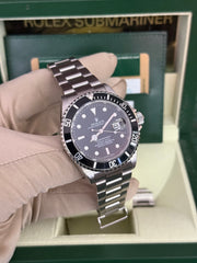 Pre-owned Rolex Submariner 16610 Pre-Ceramic Engraved Rehaut 2010 Complete Set Mint Condition