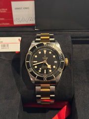 Pre-owned Tudor Black Bay 79733N Two Tone 2020 Box and Papers