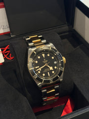 Pre-owned Tudor Black Bay 79733N Two Tone 2020 Box and Papers