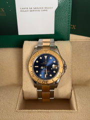 Pre-owned Rolex Yacht-Master 168623 Two-Tone 35mm 2024 Service