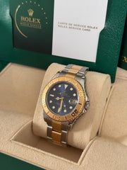 Pre-owned Rolex Yacht-Master 168623 Two-Tone 35mm 2024 Service