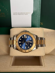 Pre-owned Rolex Yacht-Master 168623 Two-Tone 35mm 2024 Service