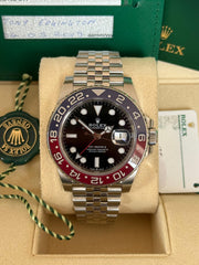 Pre-owned Rolex GMT Master II 126710BLRO Automatic Watch Pepsi 2019 Full Set